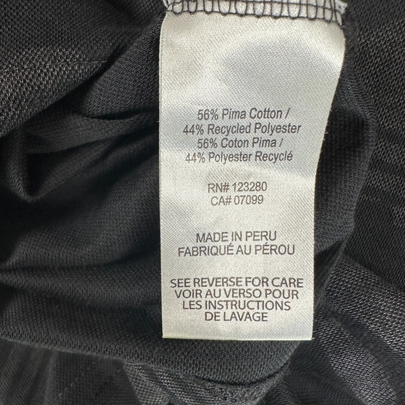 Travis Mathew Shirt Mens Small Black Gray Camo‎ Island Print Polo Activewear - Picture 7 of 9